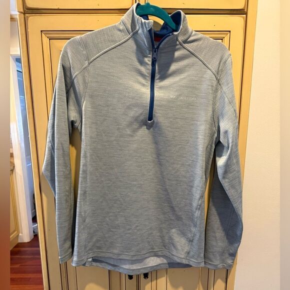 Vineyard Vines Grey-blue Quarter-Zip Pullover, Men’s XS - Picture 8 of 8